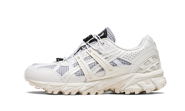 Tenisky Asics Gel 15-50 bielo-sivé, pohľad z boku