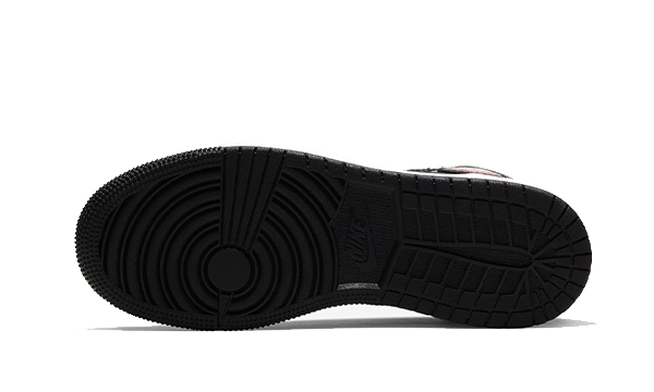 Tenisky Air Jordan 1 vysoké čierno-červené, pohľad na podrážku