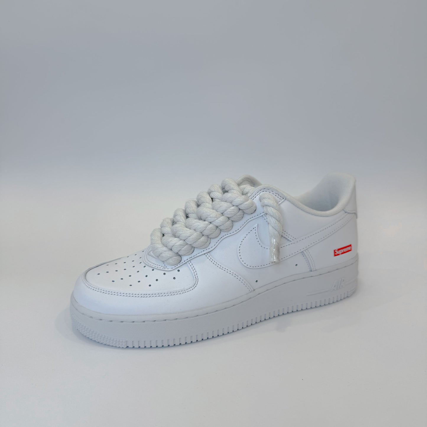 Nike Air Force 1 Low Supreme White - Biele Rope Šnúrky