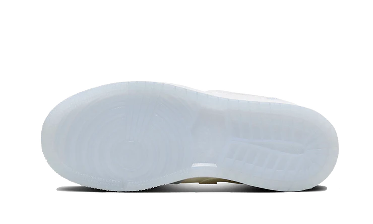 Tenisky Air Jordan 1 Mid modro-biele, pohľad na podrážku