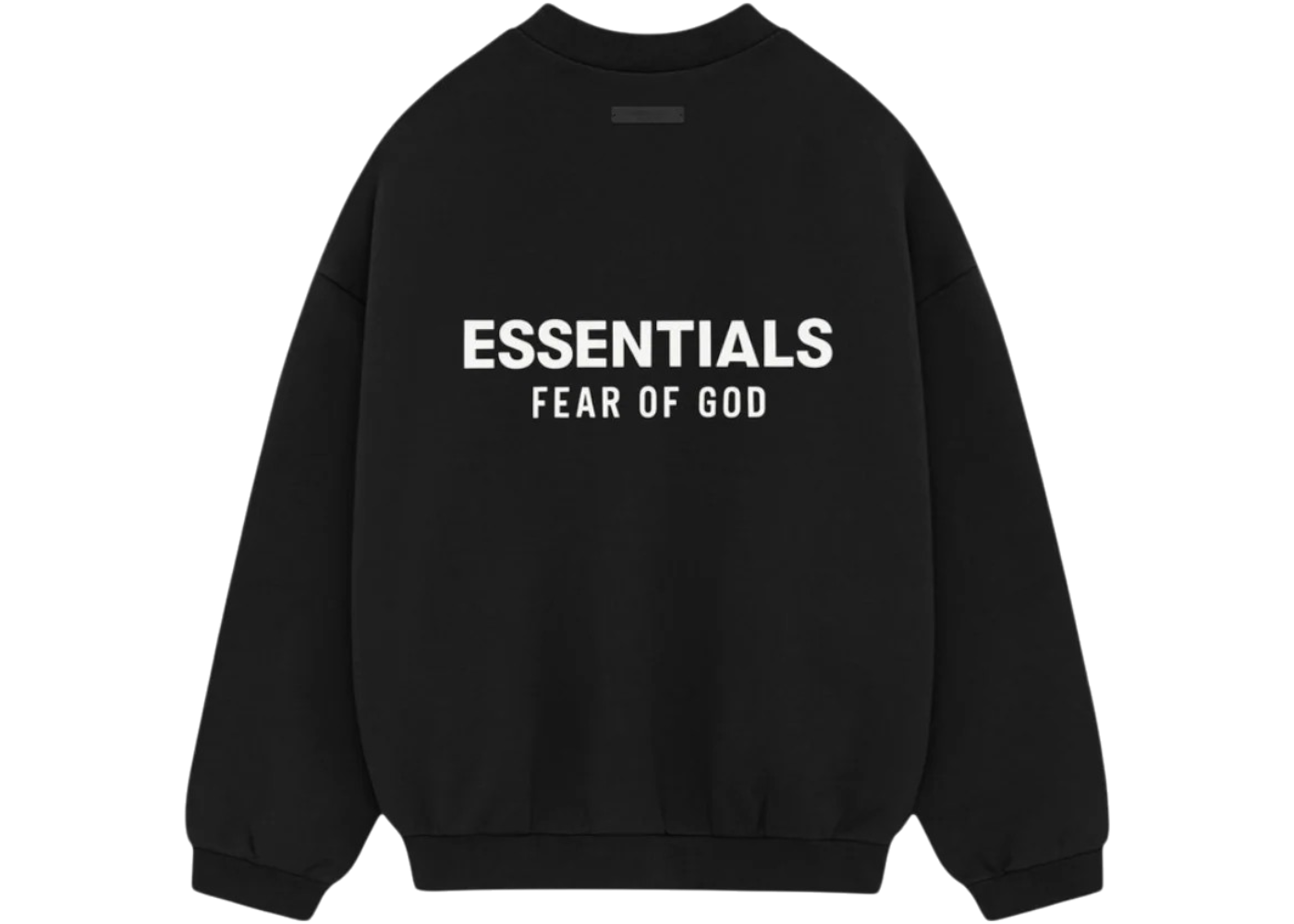 Fear of God Essentials Fleece Crewneck Black