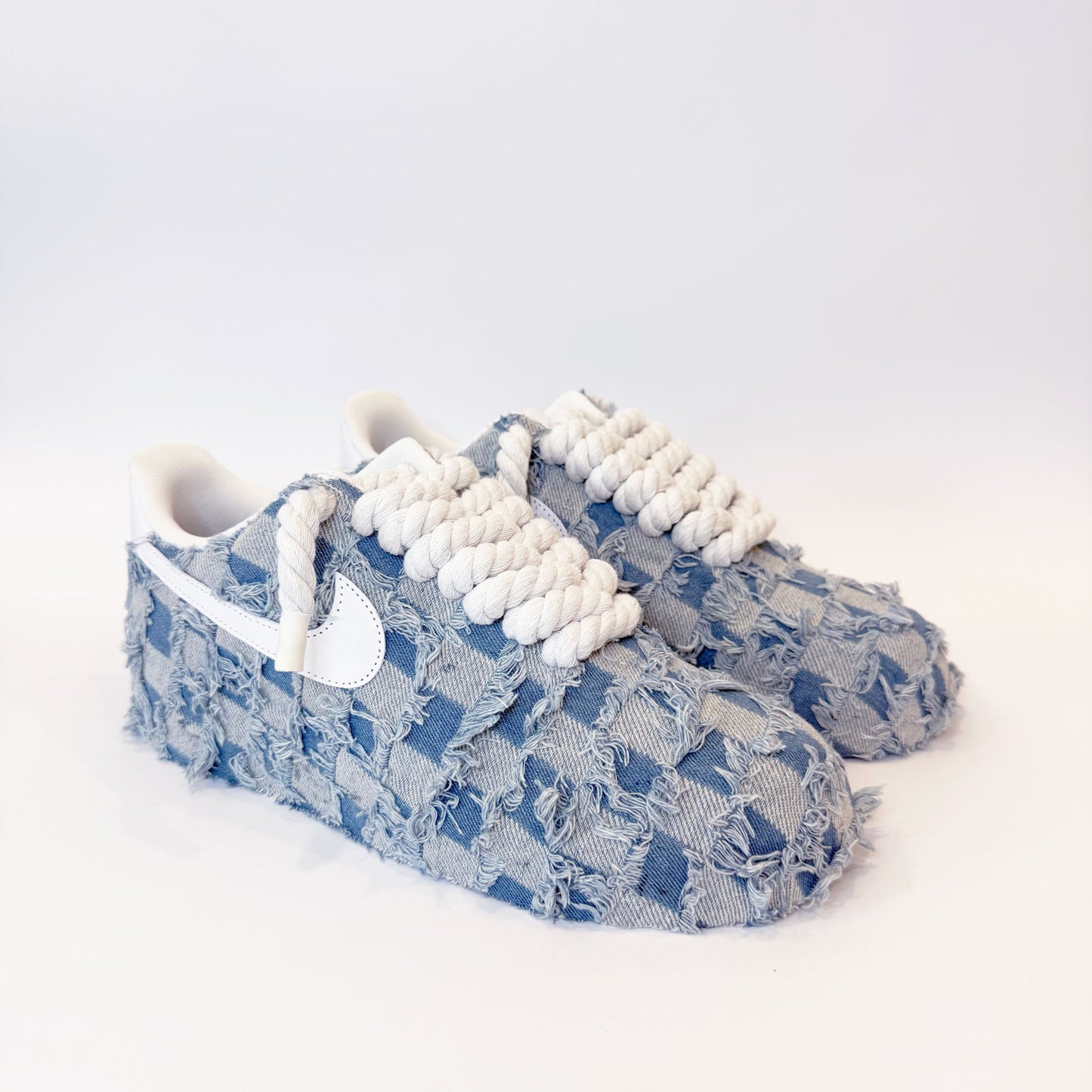 Nike Air Force 1 Ripped Denim