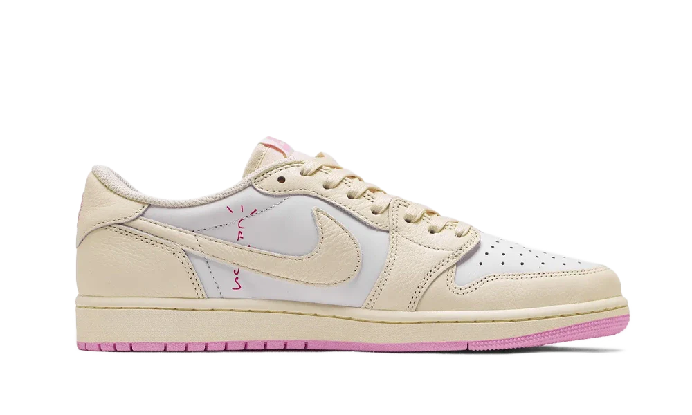 Air Jordan 1 Low OG Travis Scott Shy Pink IQ7604-100 podrážka detail