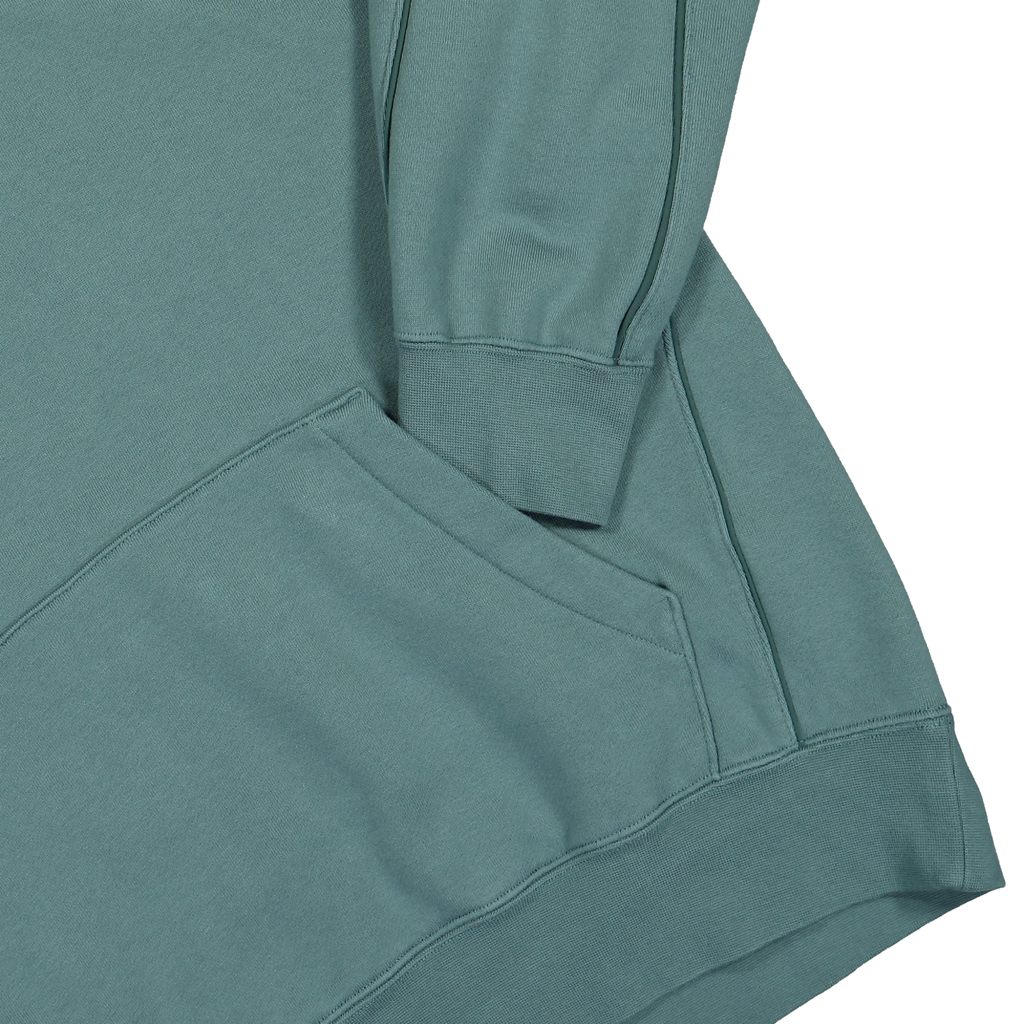 Nike x NOCTA Hoodie Mineral Slate - close-up kvalitného fleece materiálu a spracovania