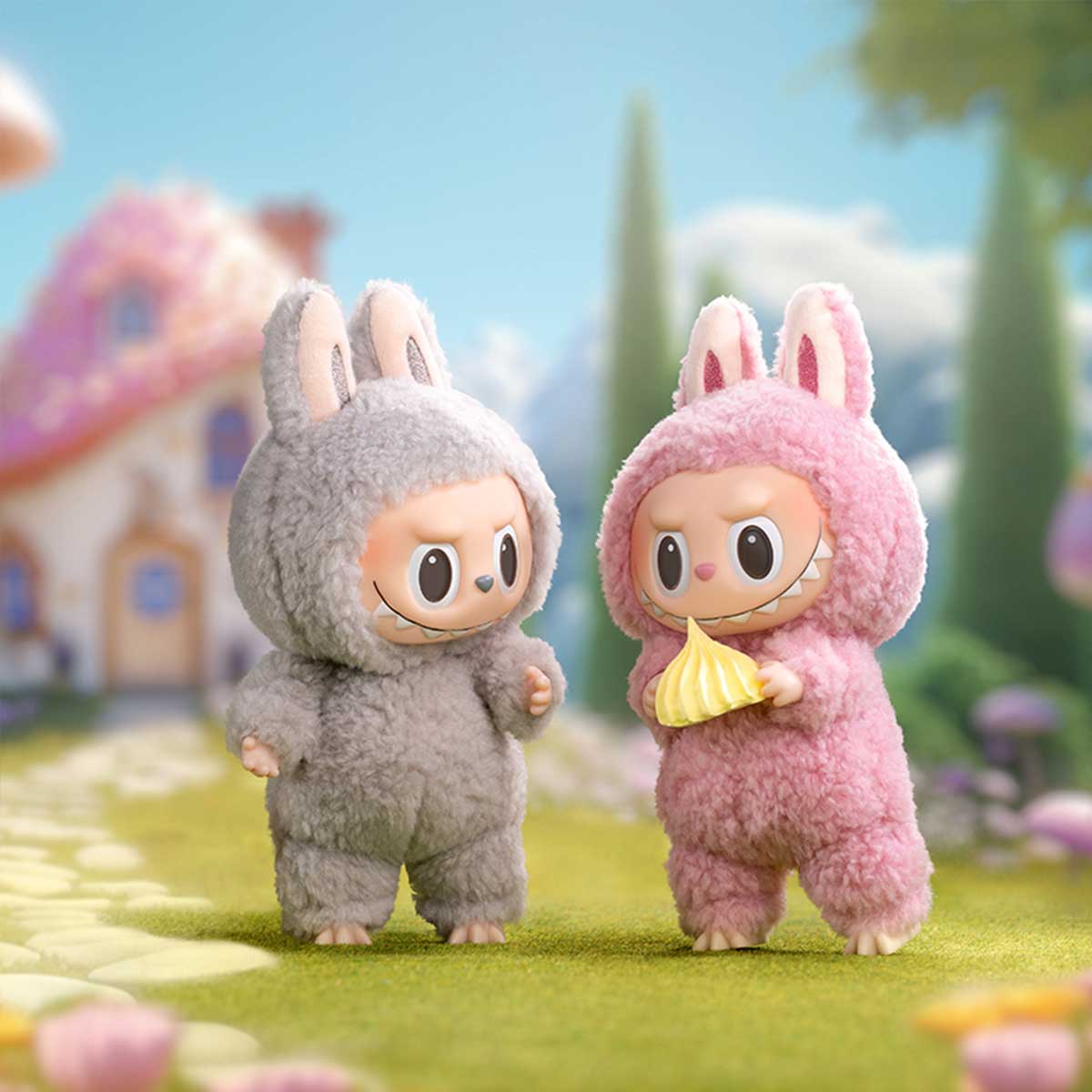 Pop Mart Labubu Tasty Macarons Sesame Bean