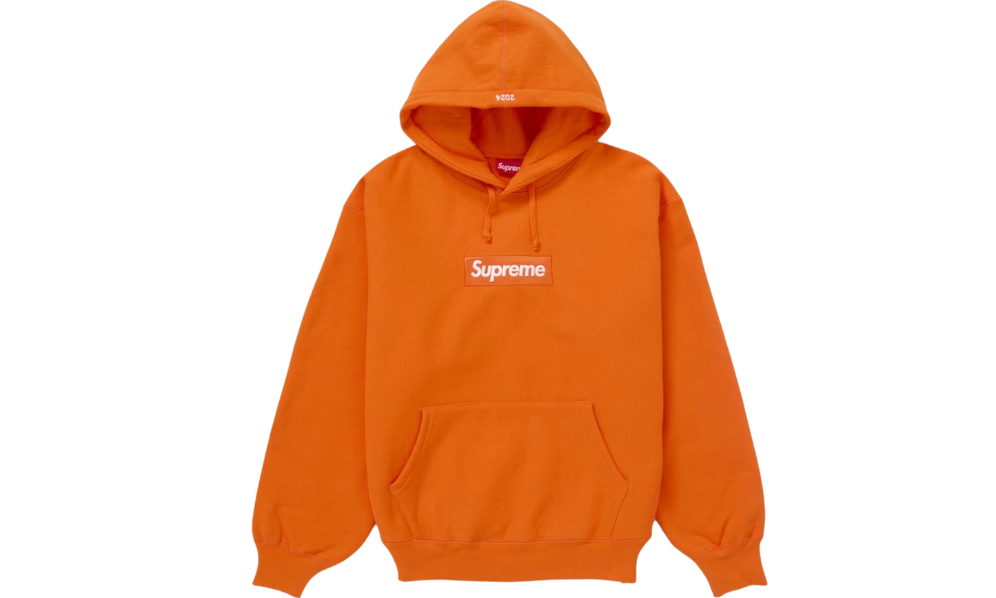 Supreme Box Logo Hooded Sweatshirt Sweatshirt Dark Orange