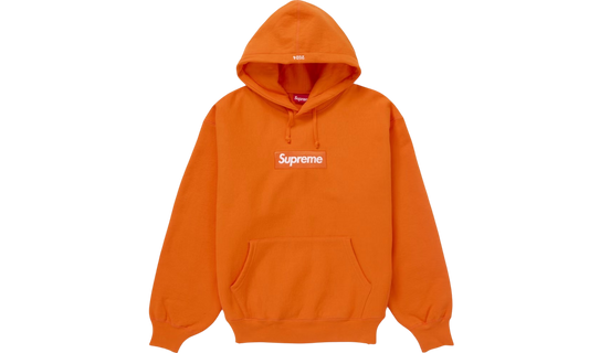Supreme Box Logo Hooded Sweatshirt Sweatshirt Dark Orange