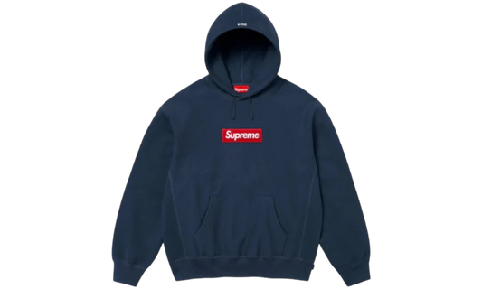 Supreme Box Logo Hooded Sweatshirt Sweatshirt Navy