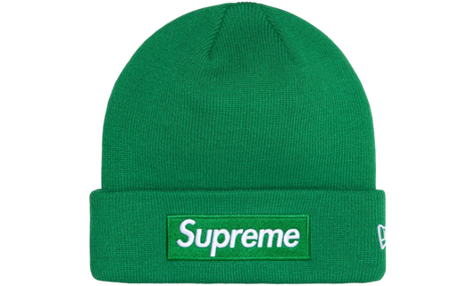 Supreme New Era Box Logo Beanie Green