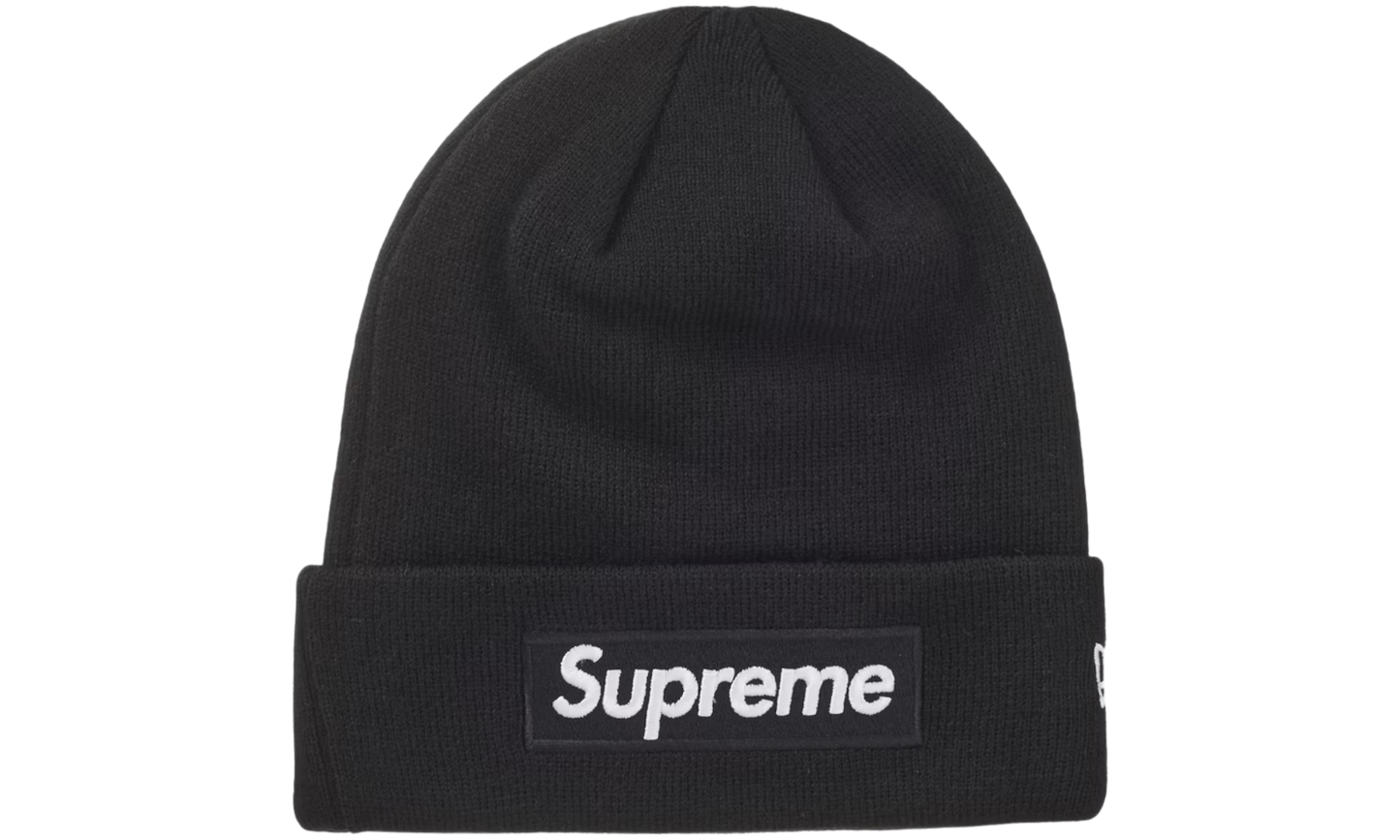 Supreme New Era Box Logo Beanie Black