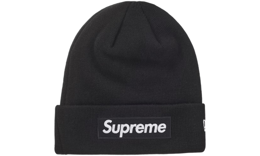 Supreme New Era Box Logo Beanie Black