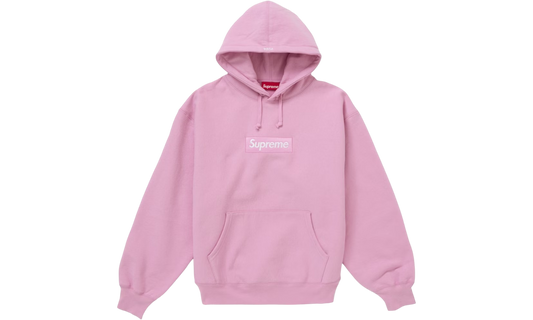 Supreme Box Logo Hooded Sweatshirt Sweatshirt Pink