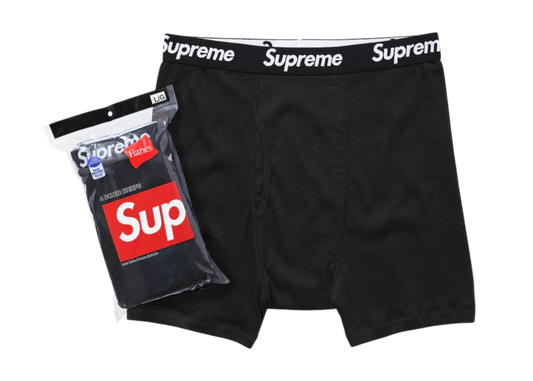 Supreme Hanes Boxers Čierne