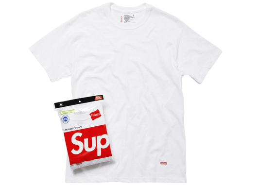 Supreme Hanes Tagless Tee White