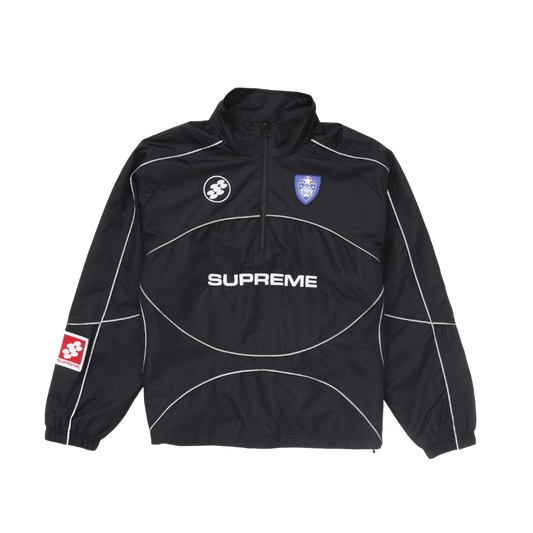 Supreme Reflective Piping Pullover Black