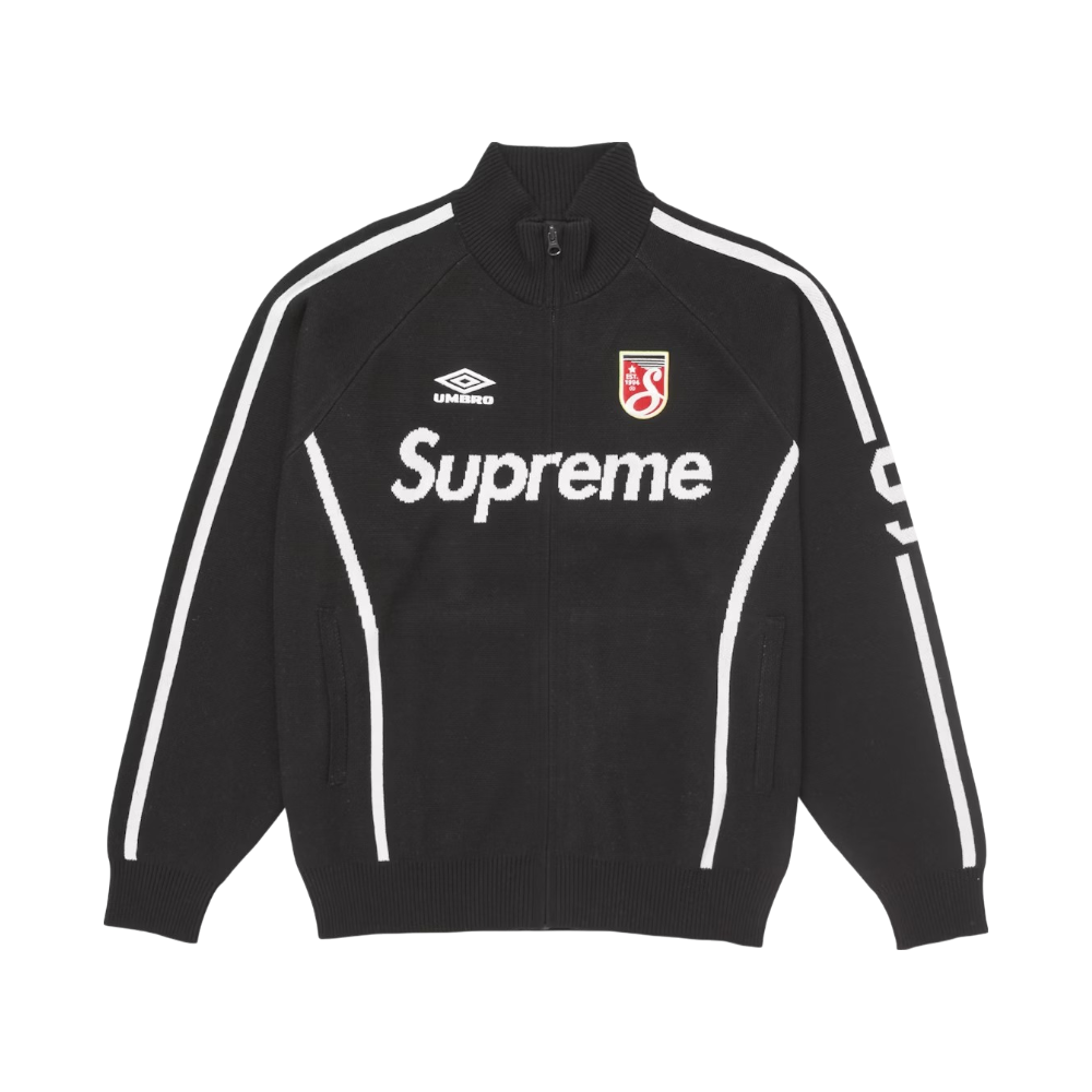 Supreme Umbro Zip Up Sweater Black – Svet Tenisiek Supreme Umbro Zip Up Sweater Black – Svet Tenisiek