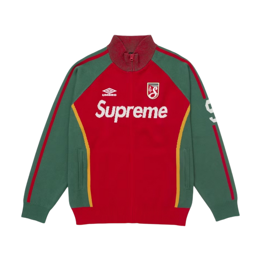 Supreme Umbro Zip Up Sweater Red