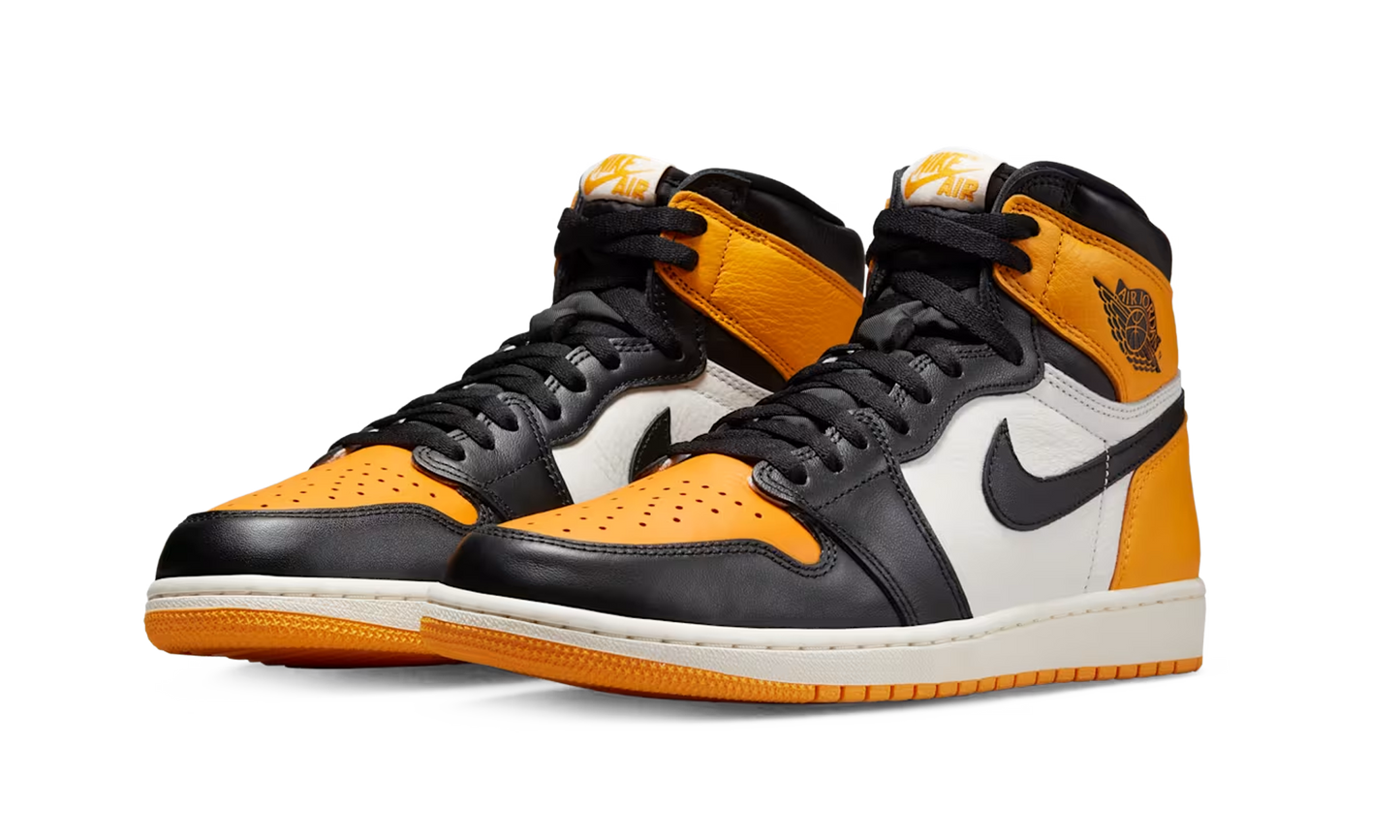Air Jordan 1 High Yellow Toe Taxi