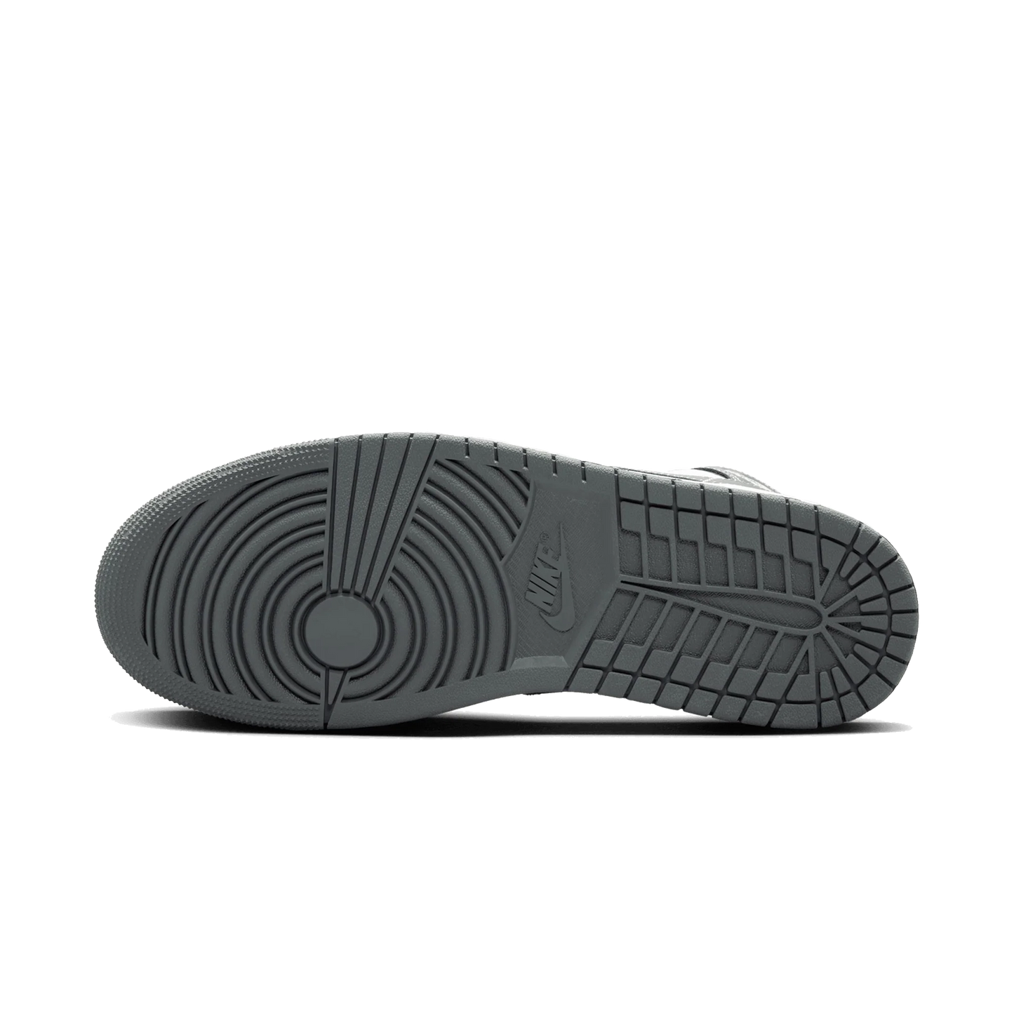 Air Jordan 1 Mid Black White Iron Grey