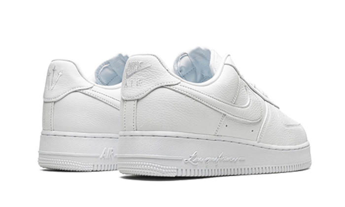 Tenisky Air Force 1 nízke Drake biele, pohľad zo zadu