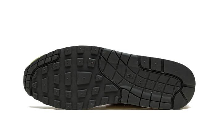 Tenisky Air Max 1 zeleno-béžovo-ružové, pohľad na podrážku