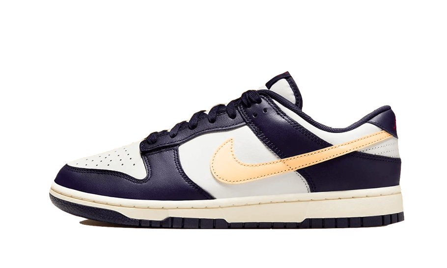 Tenisky Nike Dunk nízke modro-bielo-vanilkové, pohľad z boku