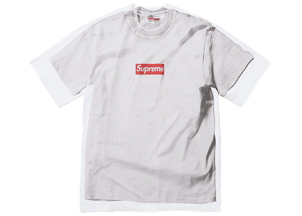 Tričko Supreme Maison Margiela biele, pohľad z predu