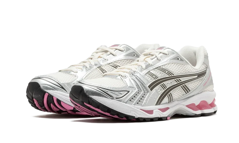 ASICS Gel-Kayano 14 Cream Sweet Pink, pohľad na pár spredu