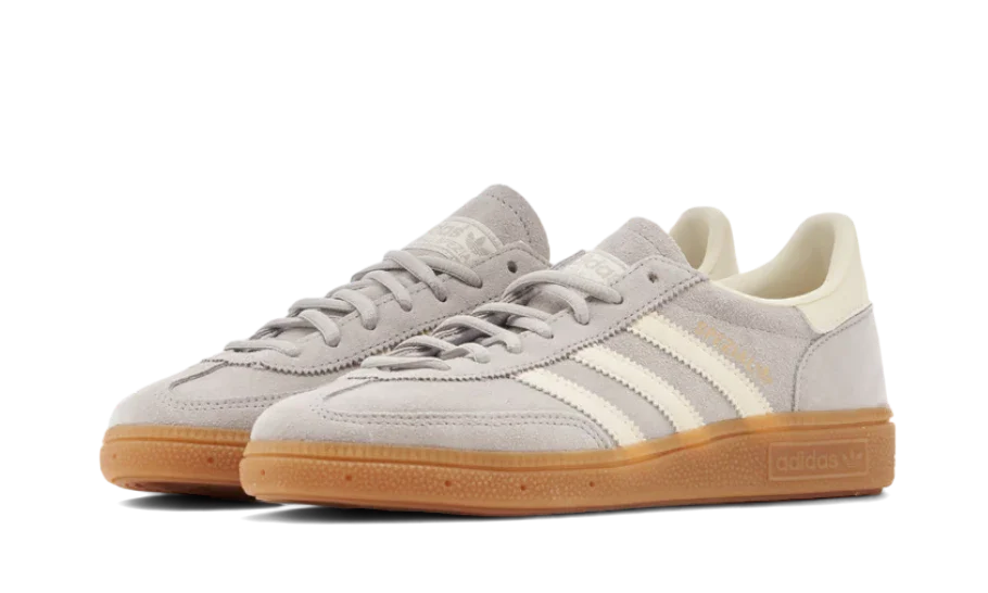 Tenisky adidas Handball Spezial sivo-biele, pohľad z predu