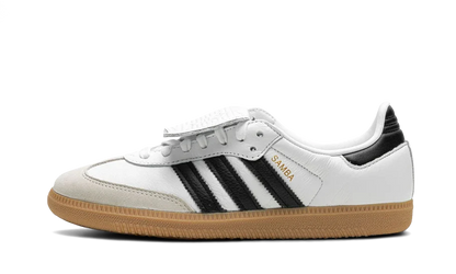 Tenisky adidas Samba LT bielo-čierne, pohľad z boku