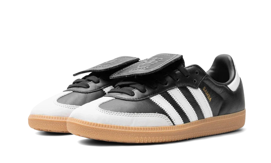 Tenisky adidas Samba LT čierno-biele, pohľad z predu