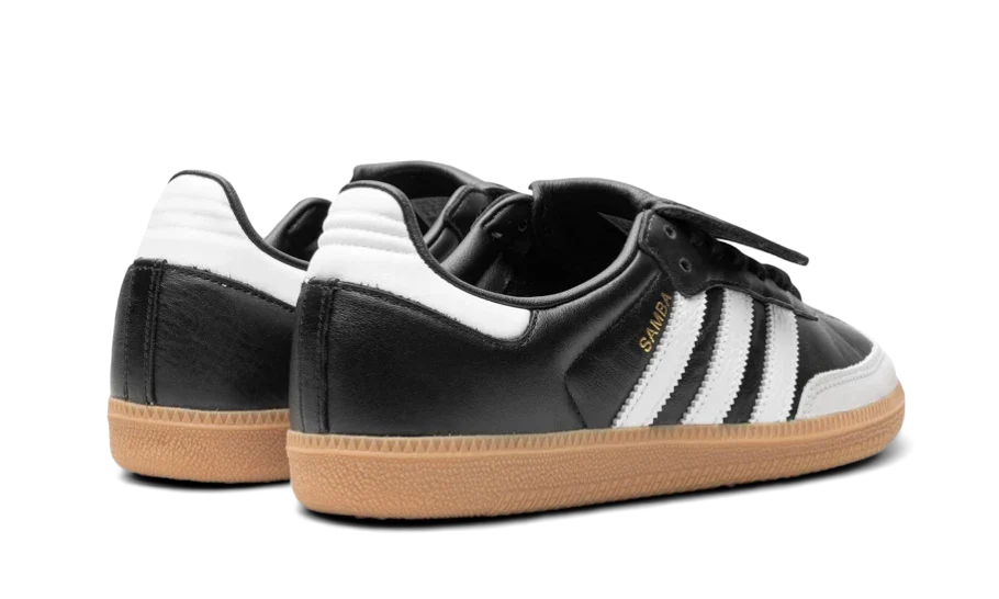 Tenisky adidas Samba LT čierno-biele, pohľad zo zadu