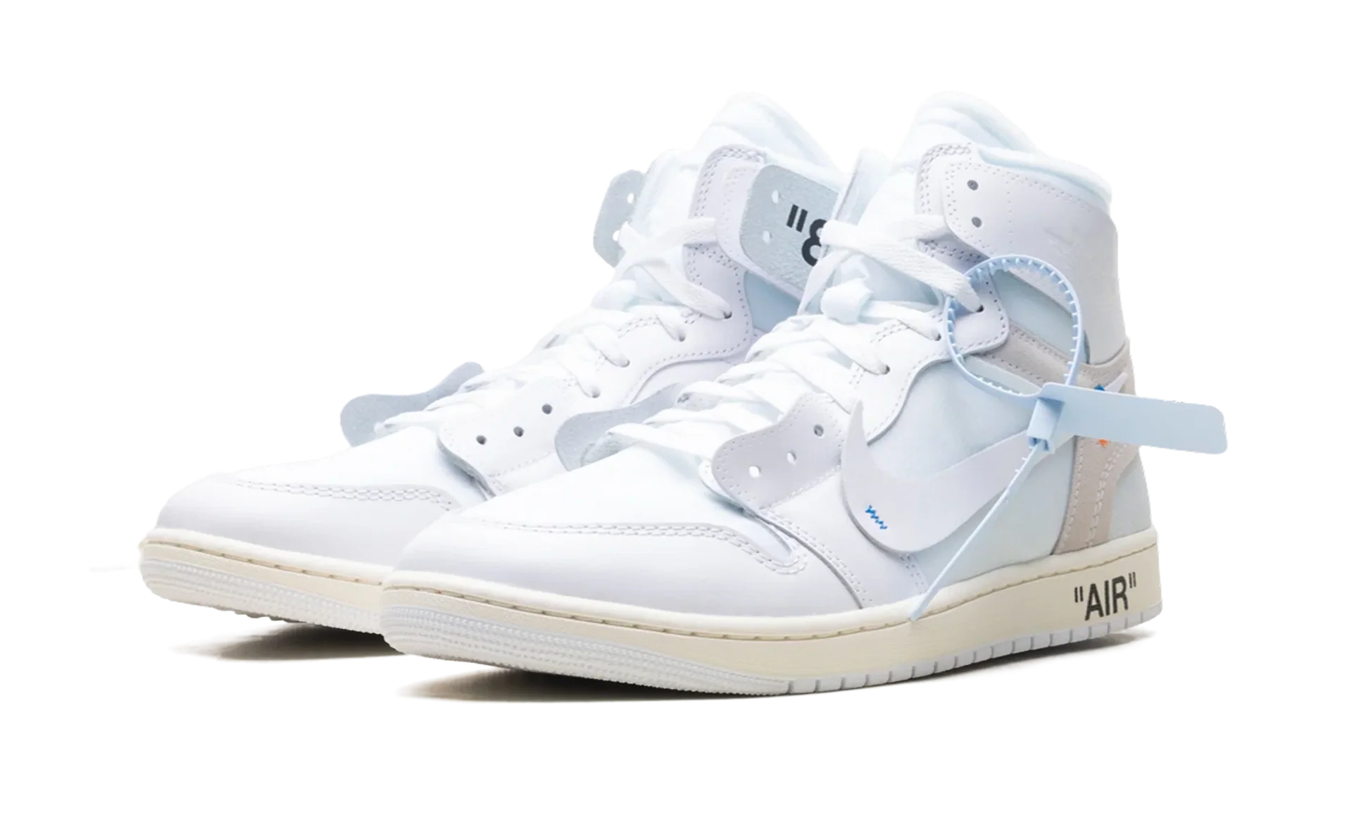 Air Jordan 1 Retro High Off-White Alaska AA3834-100 pohľad spredu