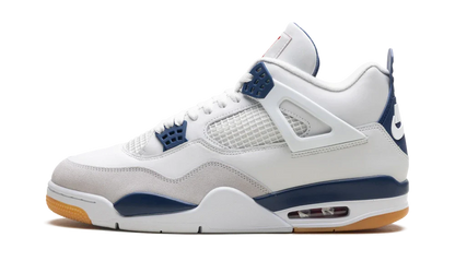 Tenisky Air Jordan 4 bielo-modré, pohľad z boku