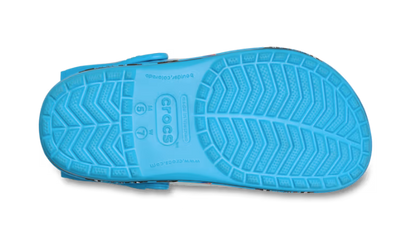 Crocs Lightning McQueen Dinoco, pohľad zhora na vetracie otvory