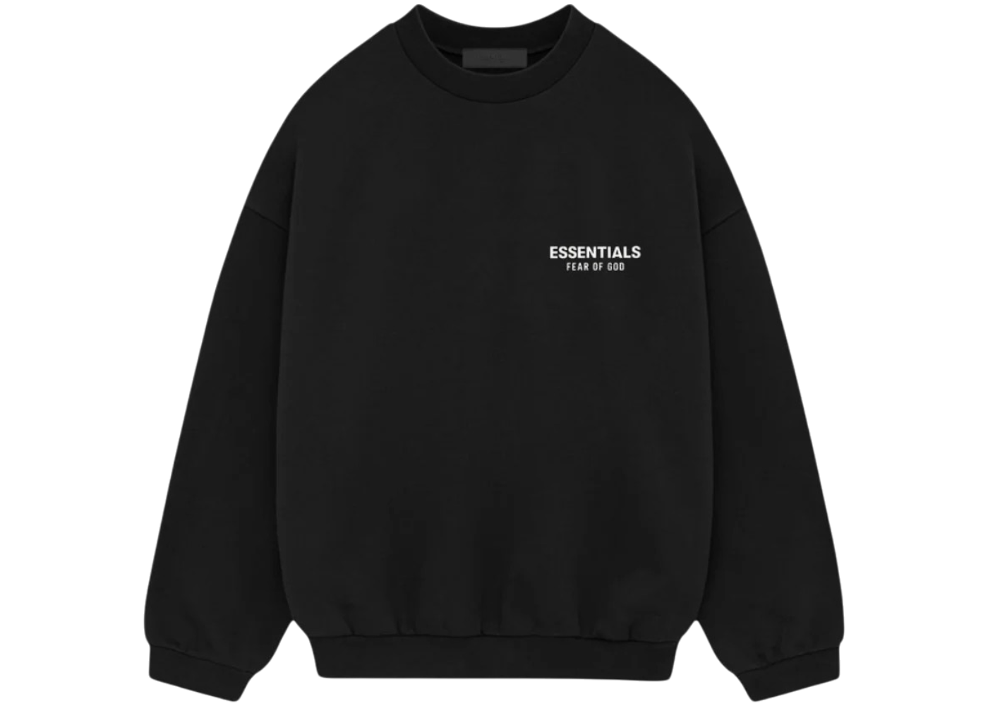 Fear of God Essentials Fleece Crewneck Black