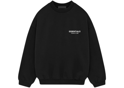 Fear of God Essentials Fleece Crewneck Black
