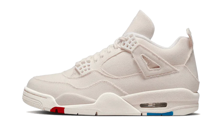 Tenisky Air Jordan 4 béžové, pohľad z boku