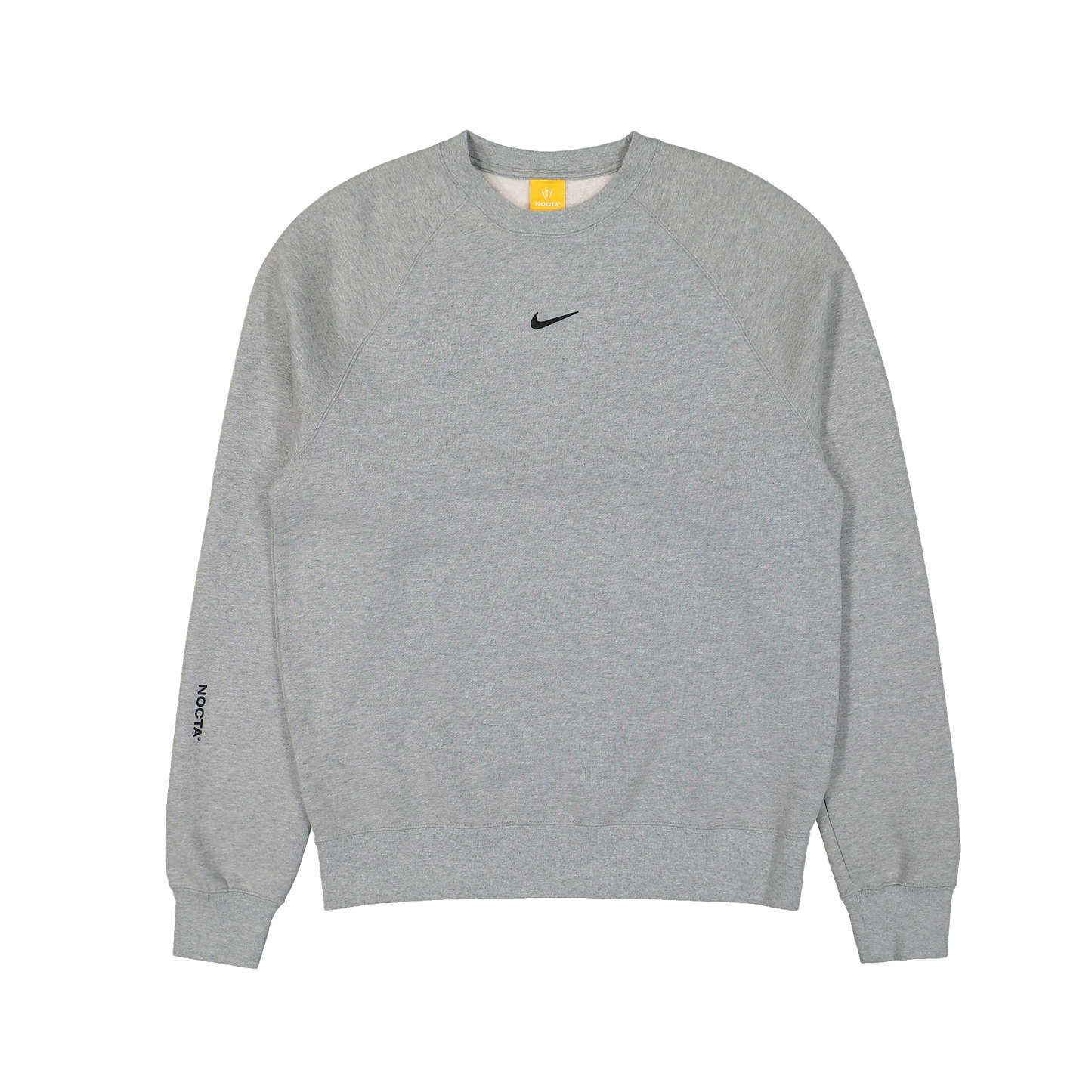NOCTA CS Crew Fleece Crewneck Grey FN8160-063 - sivá fleecová mikina s okrúhlym výstrihom, oversized fit