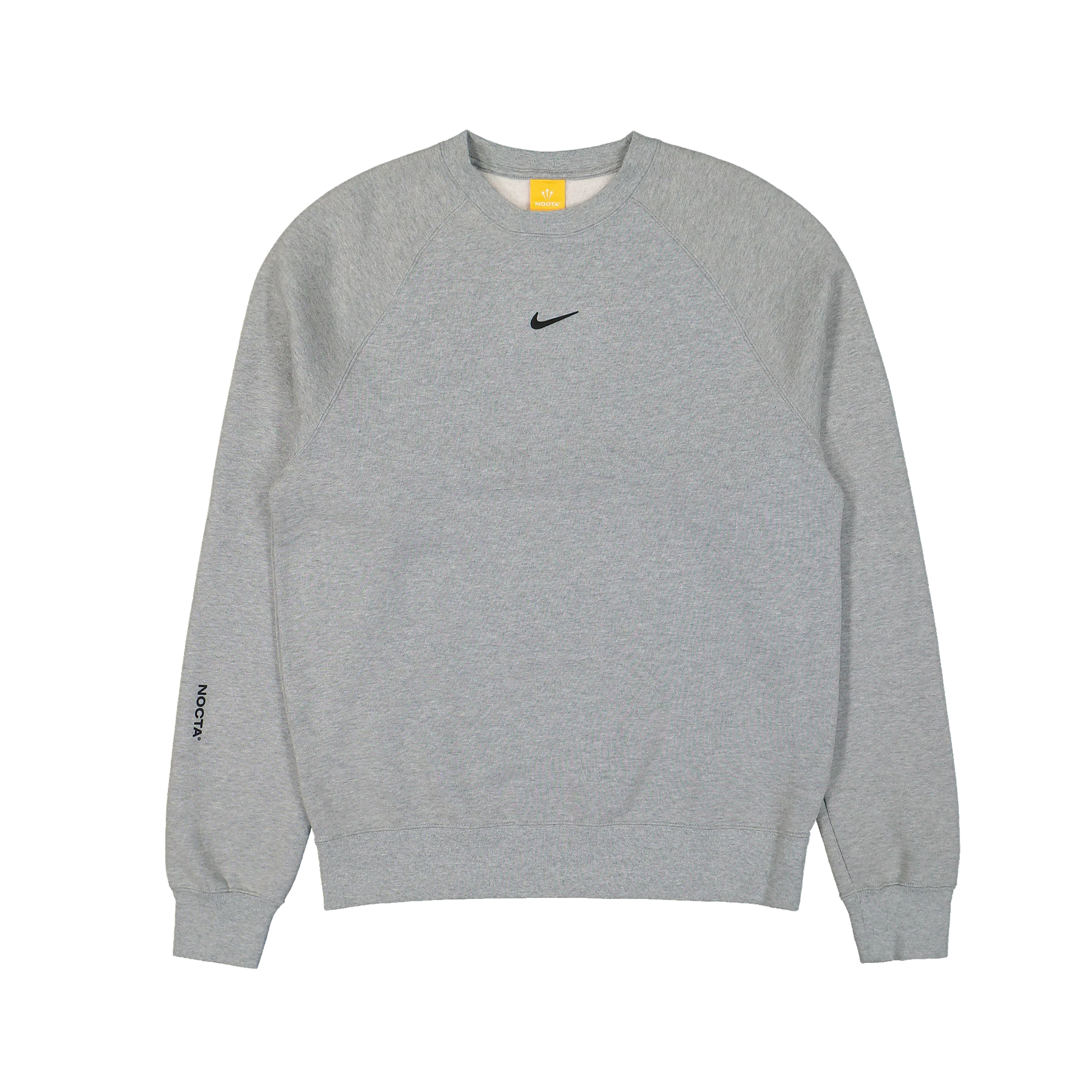 NOCTA CS Crew Fleece Crewneck Grey FN8160-063 - sivá fleecová mikina s okrúhlym výstrihom, oversized fit
