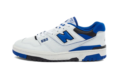 Tenisky New Balance 550 bielo-modré, pohľad z boku