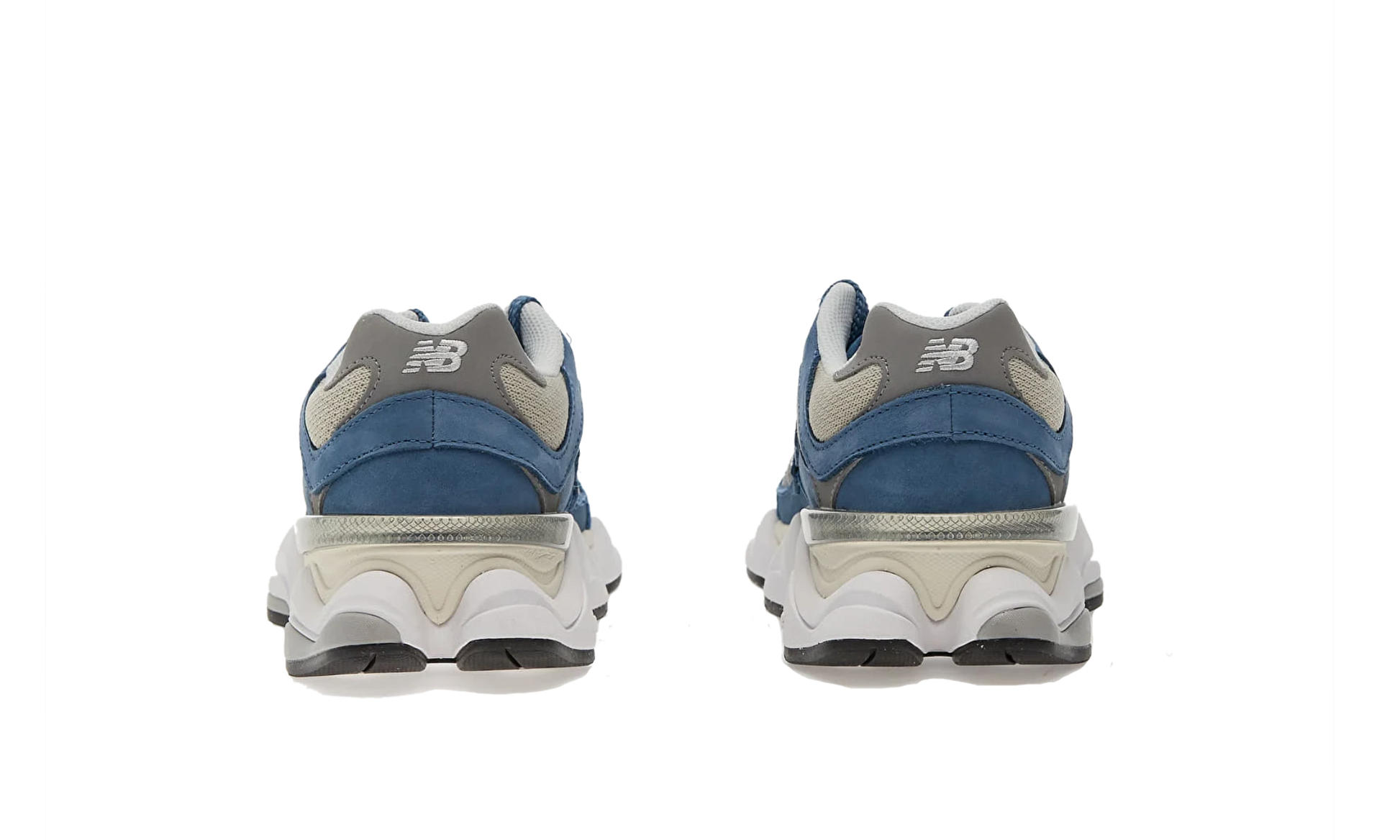New Balance 9060 Shoreline Blue, pohľad zozadu na päťové tlmenie