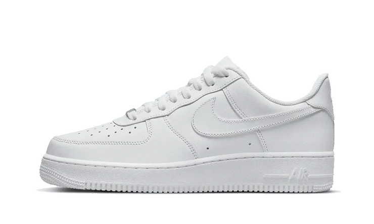 Tenisky Air Force 1 nízke biele, pohľad z boku