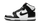 Tenisky Nike Dunk vysoké čierno-biele, pohľad z boku