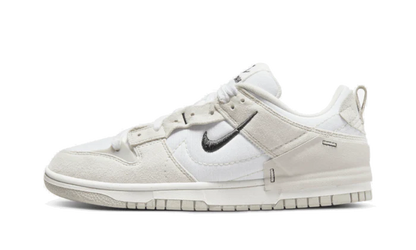 Tenisky Nike Dunk nízke bielo-bežové, pohľad z boku