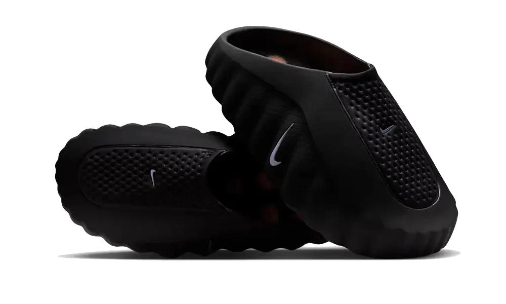 Nike Mind 001 Black detail horná strana logo swoosh