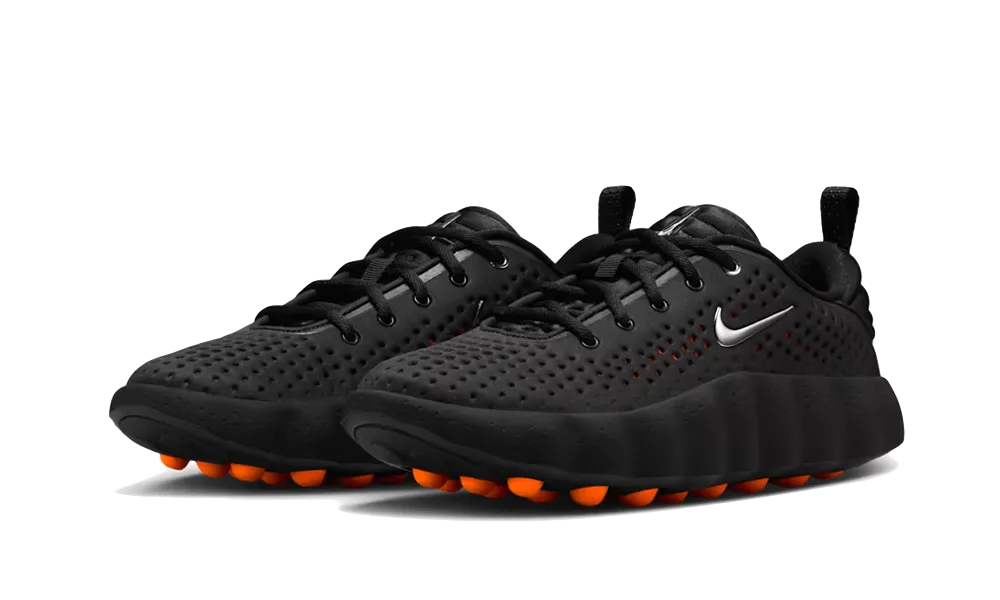 Nike Mind 002 Black Hyper Crimson čierne, pohľad z vrchu na mesh konštrukciu