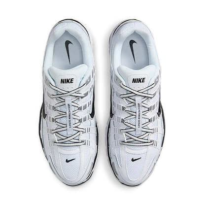 Nike P-6000 White Metallic Silver Black