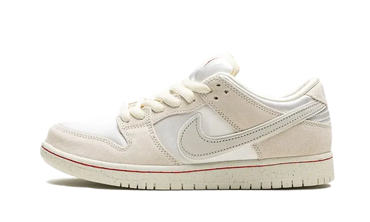 Skateboardové Tenisky Nike Dunk nízke béžové, pohľad z boku