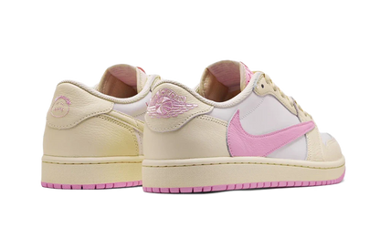Air Jordan 1 Low OG Travis Scott Shy Pink IQ7604-100 zadný pohľad